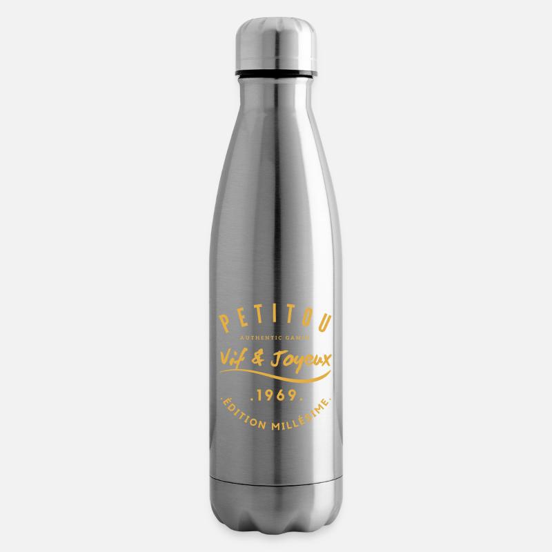 « Petitou 1969 » - Bouteille isotherme - argent clair