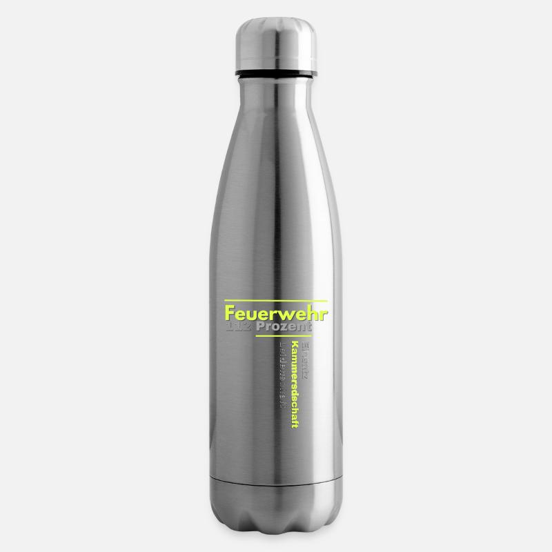 Feuerwehr Design - Isolierflasche - Lightsilver