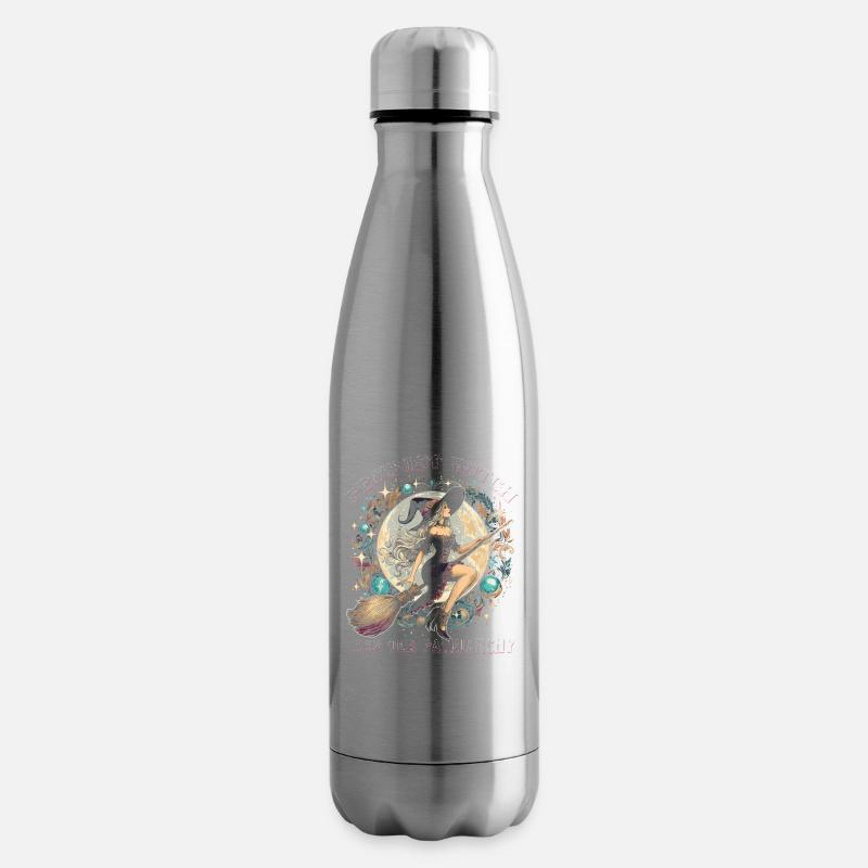 Feminist Witch Hex The Patriarchy - Isolierflasche - Lightsilver