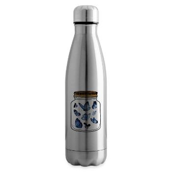 Papillons Insectes Zoologie Insecte - Bouteille isotherme - argent clair - Droite
