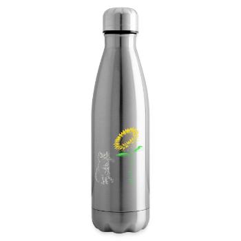 Best Cat Mama Ever - Insulated Water Bottle - silver - Right