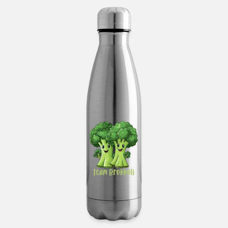 Team Brokkoli - Isolierflasche - Lightsilver