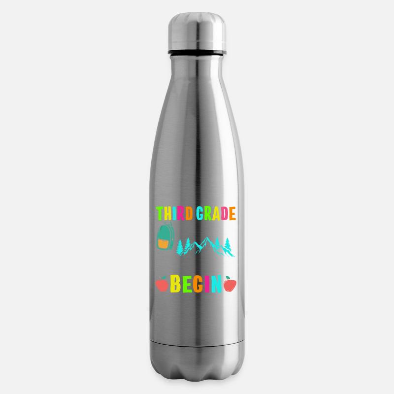 Third Grade Let The Adventure Begin - Isolierflasche - Lightsilver