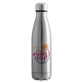 Weekend Girls Trip Beach Vibes 2025 - Isolierflasche - Lightsilver - Rechts