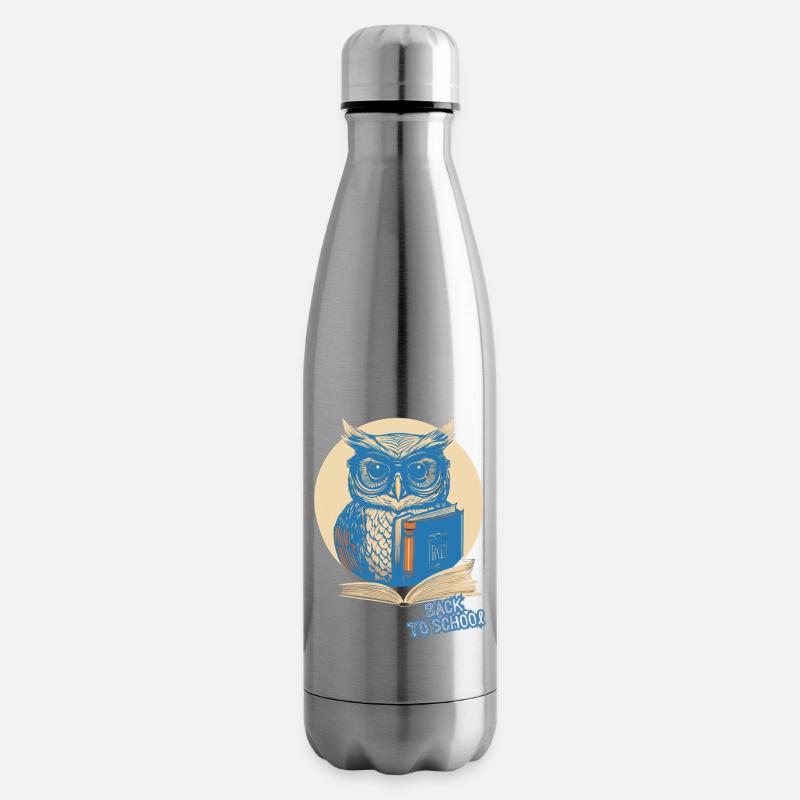 RETOUR À L’ÉCOLE Début de l’école - Bouteille isotherme - argent clair