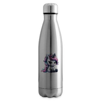 Ois Oasch Dialekt Einhorn Mundart - Isolierflasche - Lightsilver - Rechts