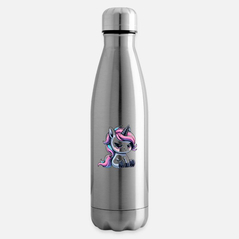 Einhorn Nö Einfach Nö - Isolierflasche - Lightsilver