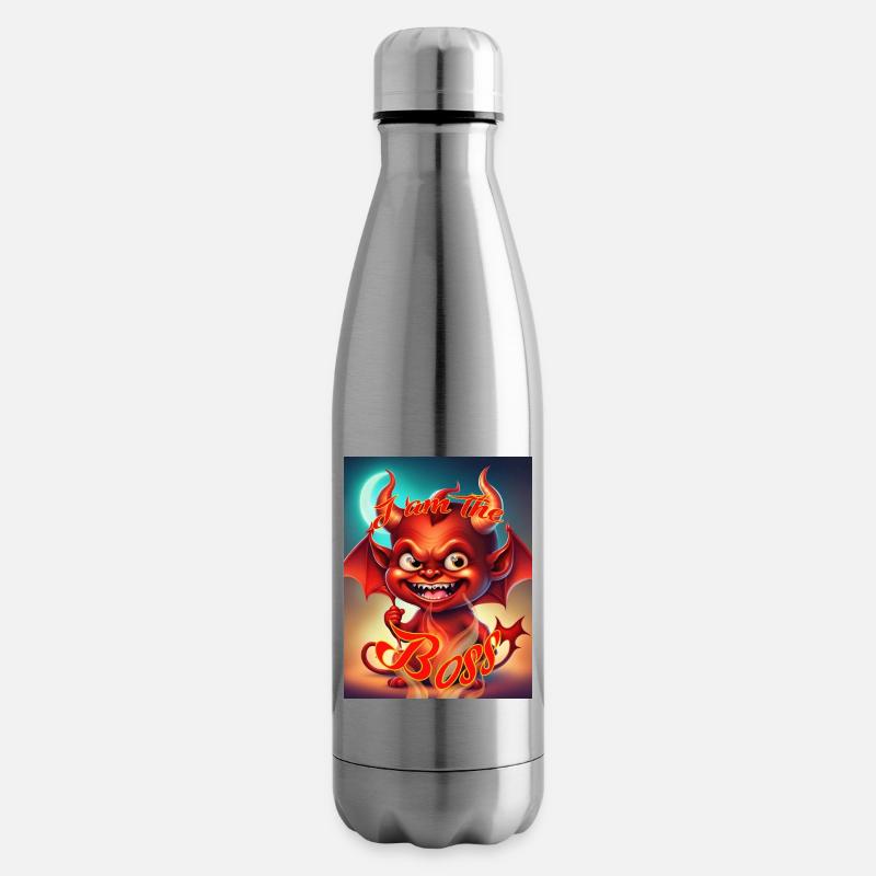 I am the Bo.. - Isolierflasche - Lightsilver