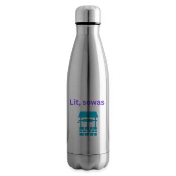 Lit sowas Cooler Moderner Brunnen Lustig Litt - Isolierflasche - Lightsilver - Rechts