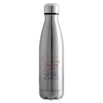 Sisters on the Run Sisters' Trip 2025 - Insulated Water Bottle - silver - Right