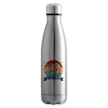 I'm going to be a father 2028 Pregnancy-to-be - Insulated Water Bottle - silver - Right