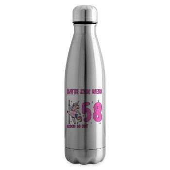 Please No Envy 58 Birthday - Insulated Water Bottle - silver - Right