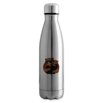 Grand-père Ours - Bouteille isotherme - argent clair - Droite