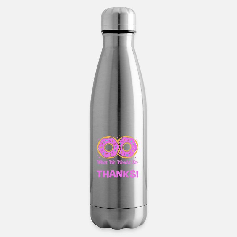 Mitarbeiter der Woche Mitarbeiter des Monats - Isolierflasche - Lightsilver