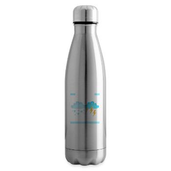 Meteorology Meteorologist Weather - Insulated Water Bottle - silver - Right