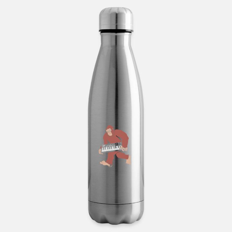 Djing Label Keyboard DJ - Isolierflasche - Lightsilver