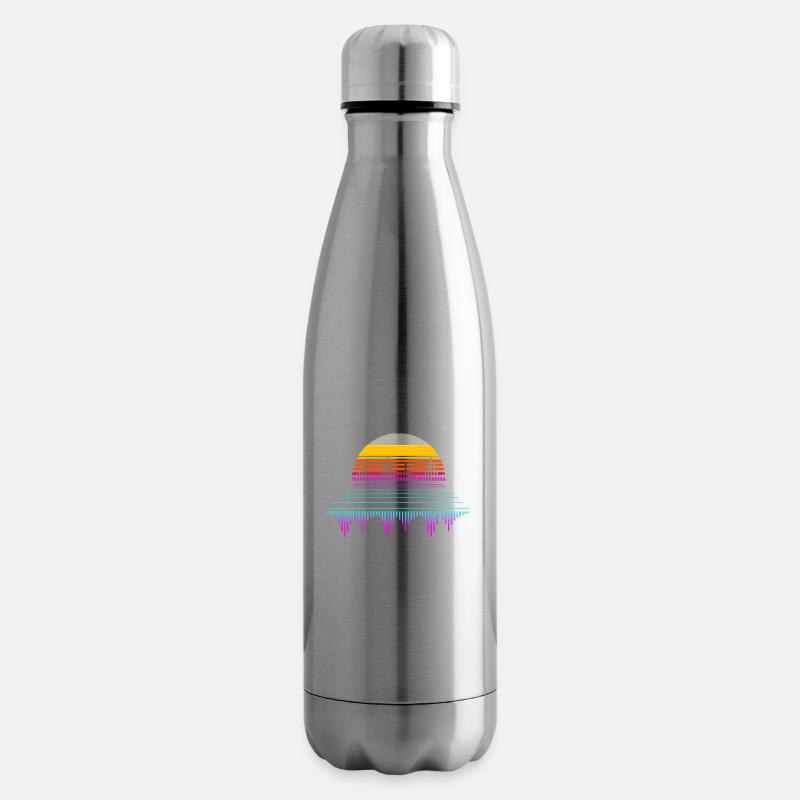 Djing Label Keyboard DJ - Isolierflasche - Lightsilver