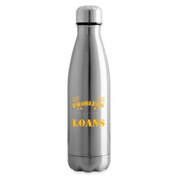 Debt Mortgage Condominium - Insulated Water Bottle - silver - Right