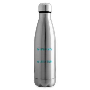 Optician Ophthalmologist Optics - Insulated Water Bottle - silver - Right