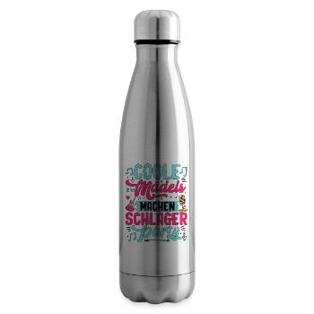 Coole Mädels machen Schlager Party - Isolierflasche - Lightsilver - Rechts
