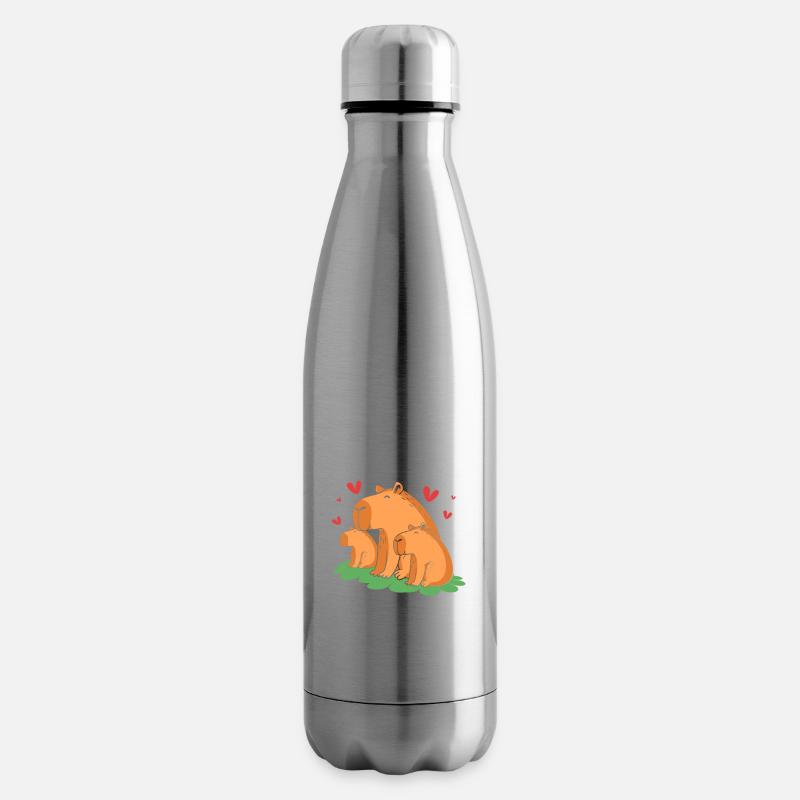 Capybara Capibara - Isolierflasche - Lightsilver