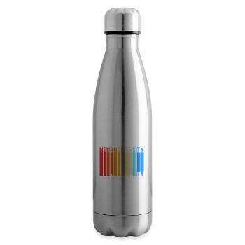 Autismus Gehirn Autist Asperger Neurodiversity - Isolierflasche - Lightsilver - Rechts