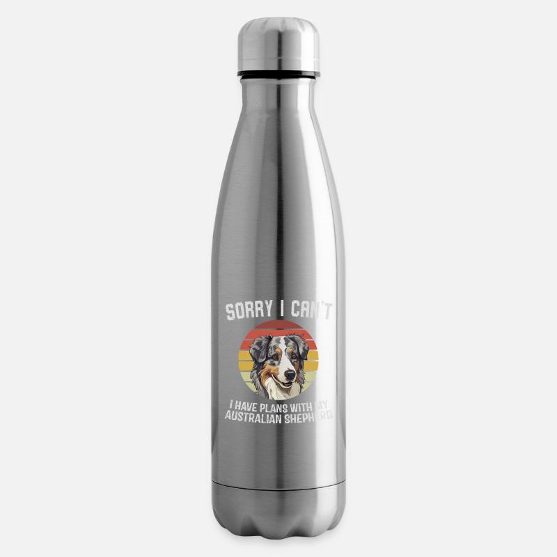 Tut mir leid, dass ich kein Aussie Shepherd Design habe - Isolierflasche - Lightsilver