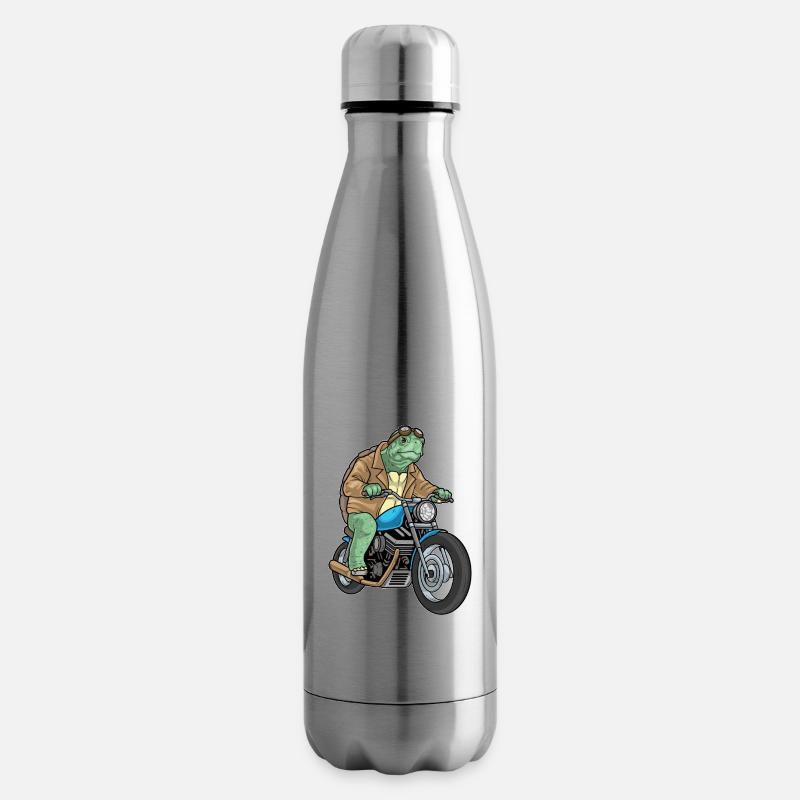 Schildkröte Motorrad - Isolierflasche - Lightsilver