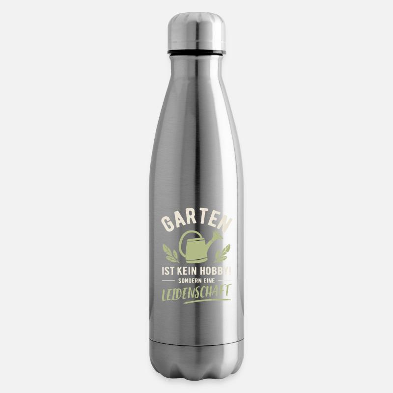 Garten | Kein Hobby sondern Leidenschaft - Isolierflasche - Lightsilver