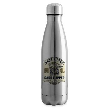 Pack Ripper Card Flipper Collect Trade Battle Crew - Insulated Water Bottle - silver - Right