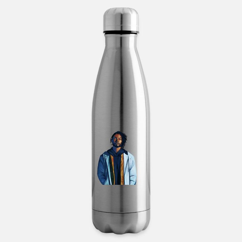 Miguel - Bouteille isotherme - argent clair
