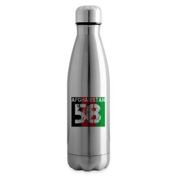 AFGHANISTAN Fussball verein team party em wm 58 - Isolierflasche - Lightsilver - Rechts