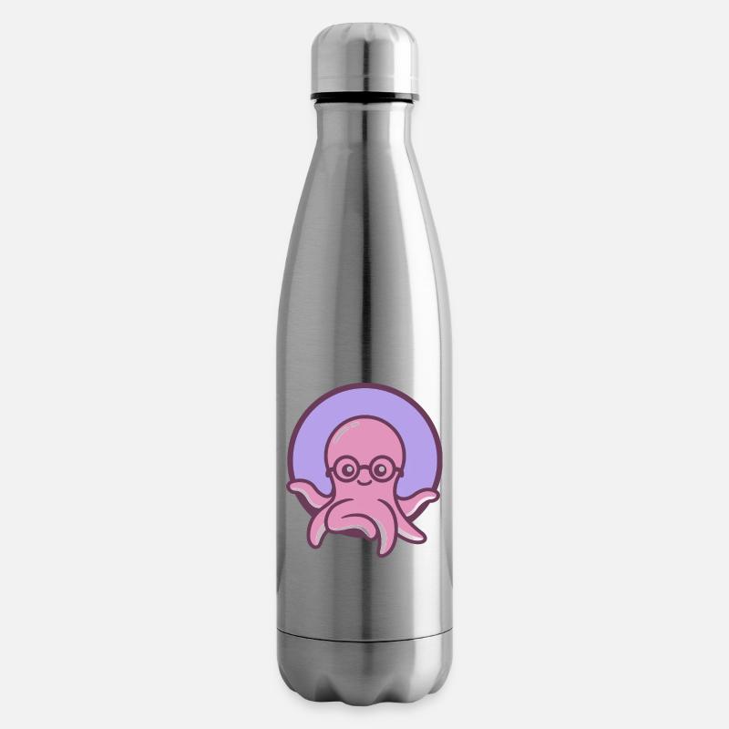 Le Petit Octopus - Bouteille isotherme - argent clair