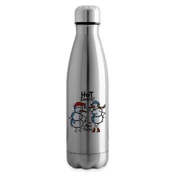Tanzende Schneemänner - Isolierflasche - Lightsilver - Rechts