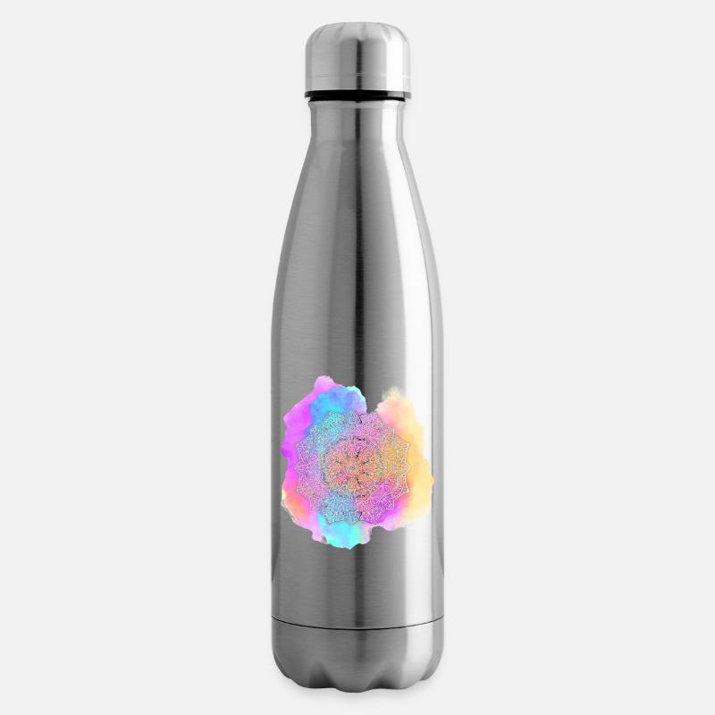 Mandala - Isolierflasche - Lightsilver
