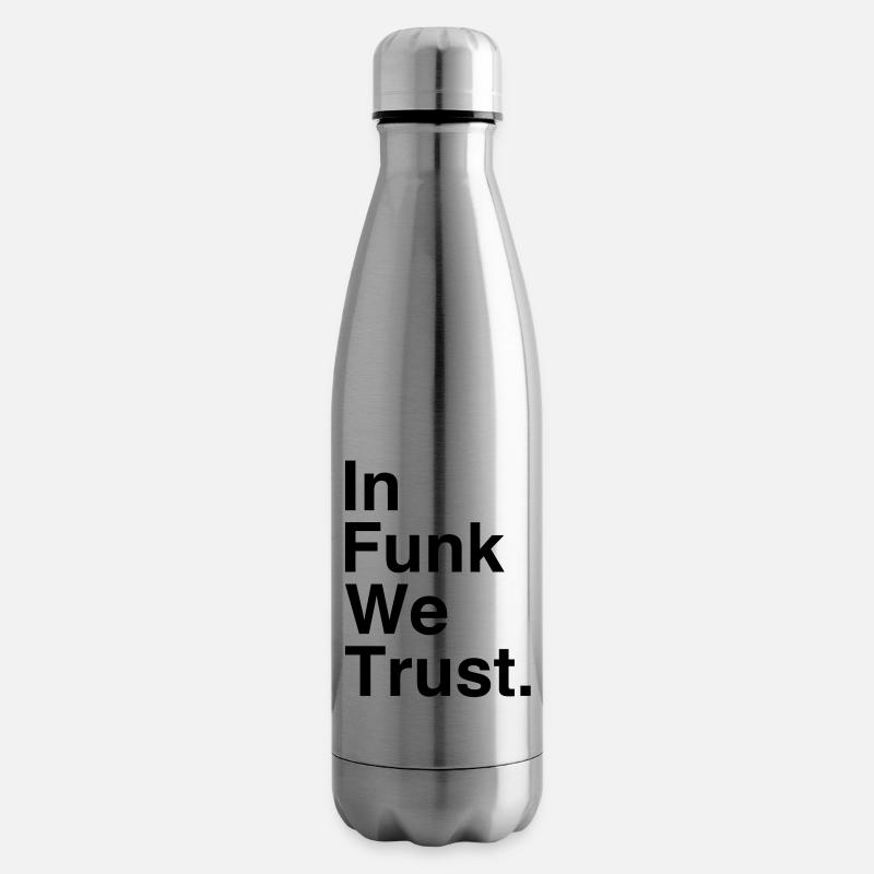 In Funk vertrauen wir - Isolierflasche - Lightsilver