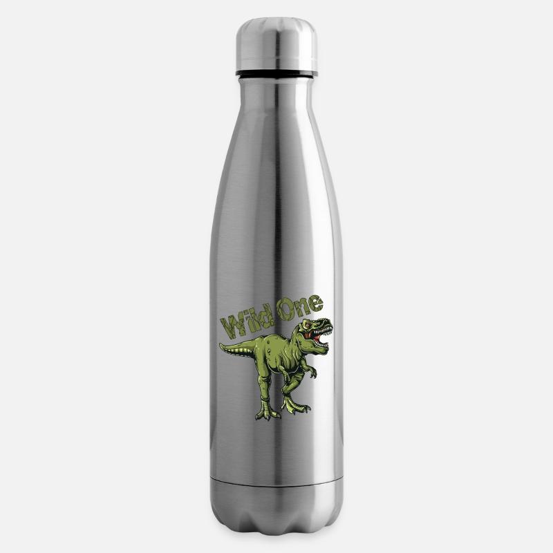 Dinosaure sauvage - Bouteille isotherme - argent clair