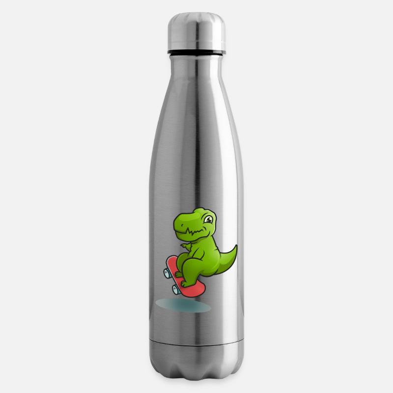 Dino Rollschuh - Isolierflasche - Lightsilver