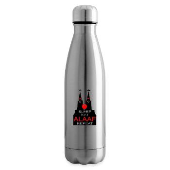 Kölsch Köln Kölle Dom Rhing Karneval Nase Alaaf - Isolierflasche - Lightsilver - Rechts