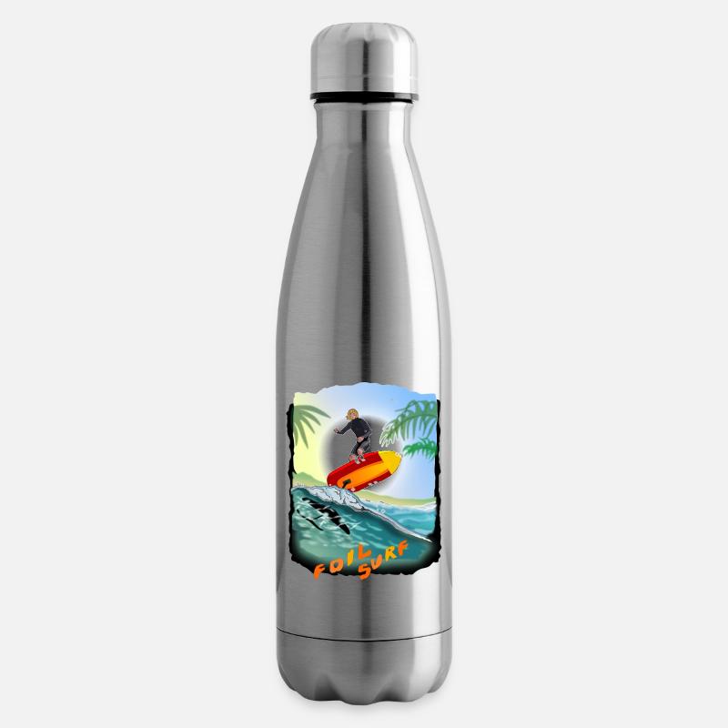 foil surf - foil surfing - foilsurfing - Isolierflasche - Lightsilver