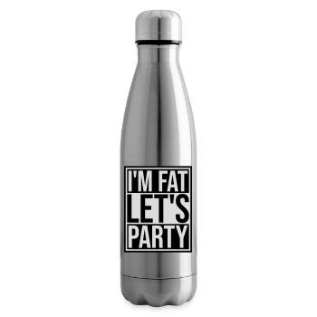 im fat lets party - Isolierflasche - Lightsilver - Rechts
