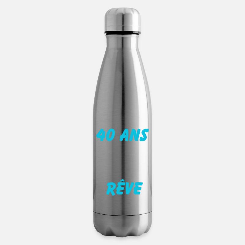 40 ans et toujours un corps de rêve - Bouteille isotherme - argent clair
