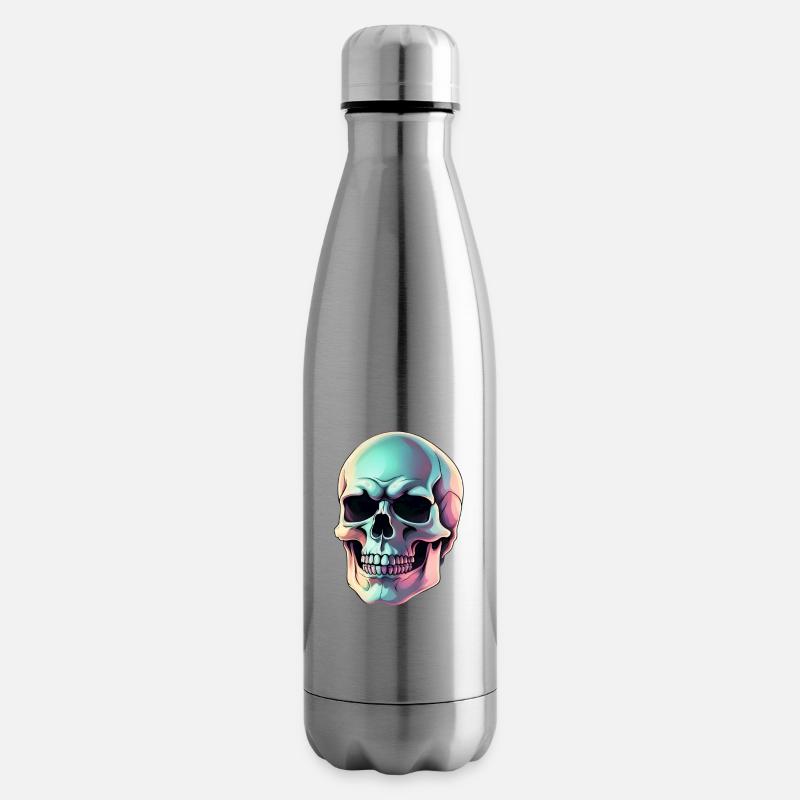 Crâne de Printflow - Bouteille isotherme - argent clair