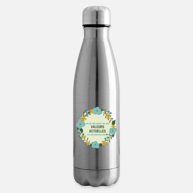 Aktuelle Werte und Handtücher - Isolierflasche - Lightsilver