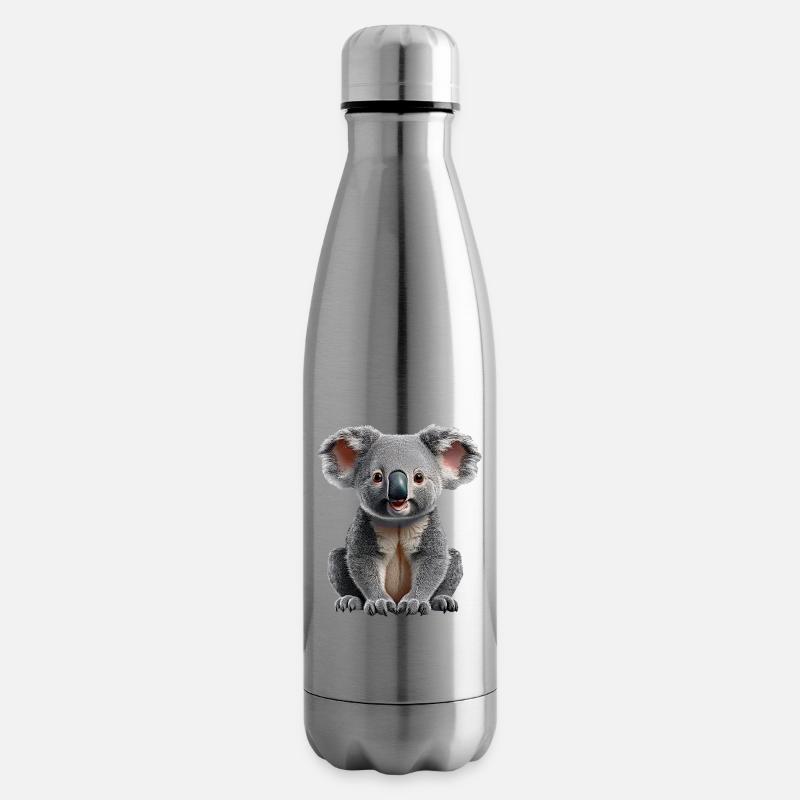 Koala - Insulated Water Bottle - silver