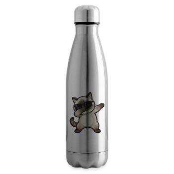 Dabbing Siamkatze - Isolierflasche - Lightsilver - Rechts