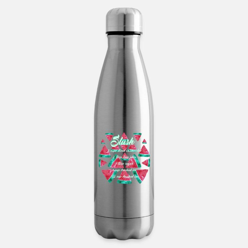 Wassermelonen Slush - Isolierflasche - Lightsilver