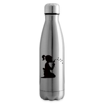 souffle Blum - Bouteille isotherme - argent clair - Droite
