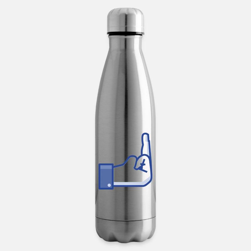 Middekfinger FB - Bouteille isotherme - argent clair