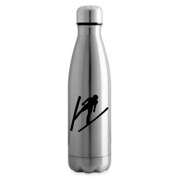 ski jump - Insulated Water Bottle - silver - Right